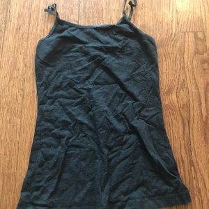 Dark grey tank top